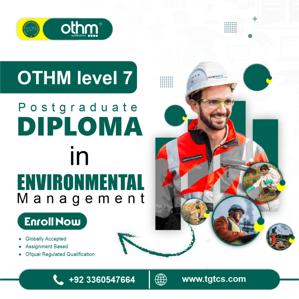 OTHM Level 7 Diploma in Occupational Health and Safety Management course