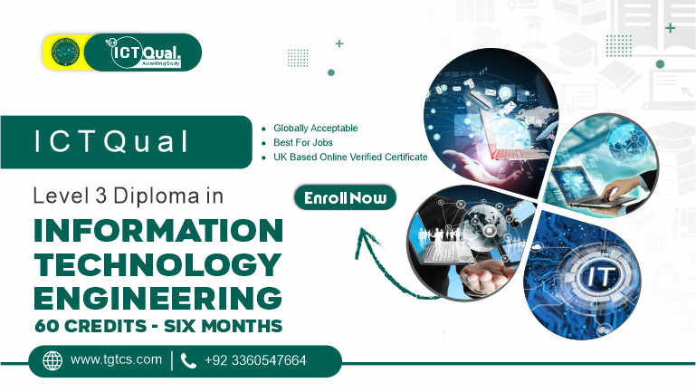 ICTQual Level 3 Diploma in Information Technology Engineering 60 Credits – 6 Months