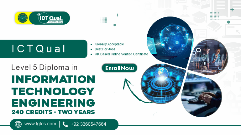 ICTQual Level 5 Diploma in Information Technology Engineering 240 Credits – Two Years