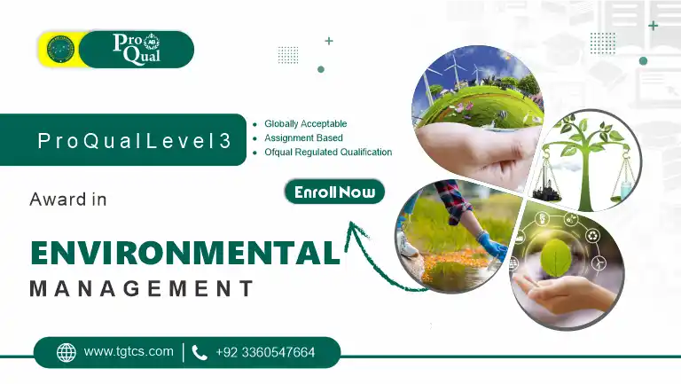 ProQual Level 3 Award in Environmental Management