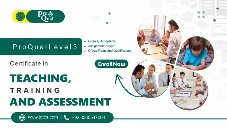 ProQual Level 3 Certificate in Teaching, Training and Assessment