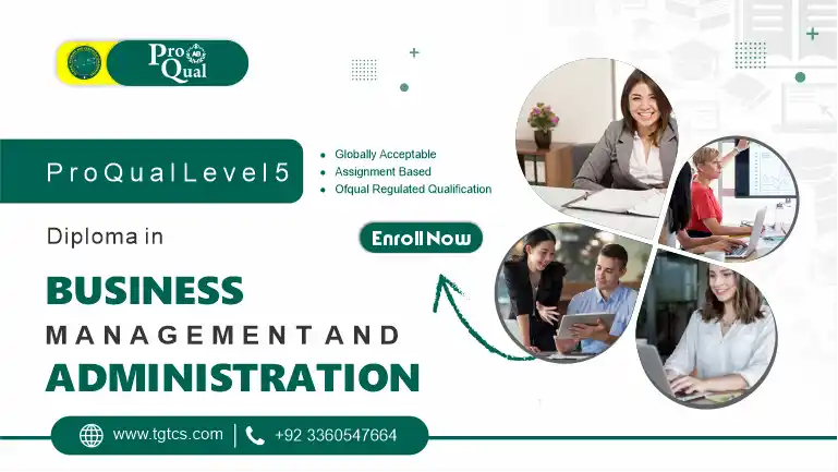 ProQual Level 5 Diploma in Business Management and Administration