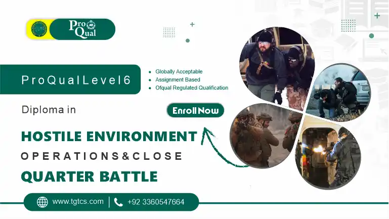 ProQual Level 6 Diploma in Hostile Environment Operations & Close Quarter Battle