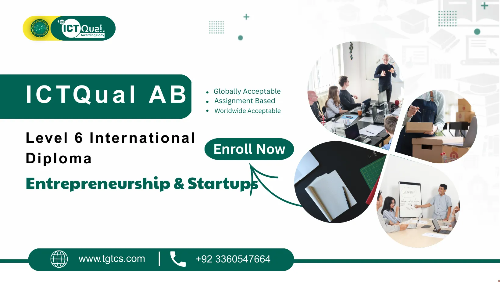 ICTQual AB Level 6 International Diploma in Entrepreneurship and Startups