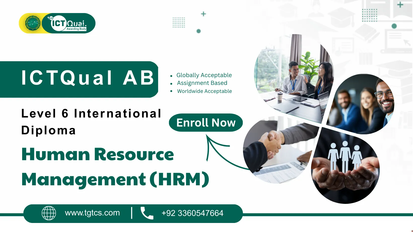 ICTQual AB Level 6 International Diploma in Human Resource Management (HRM)