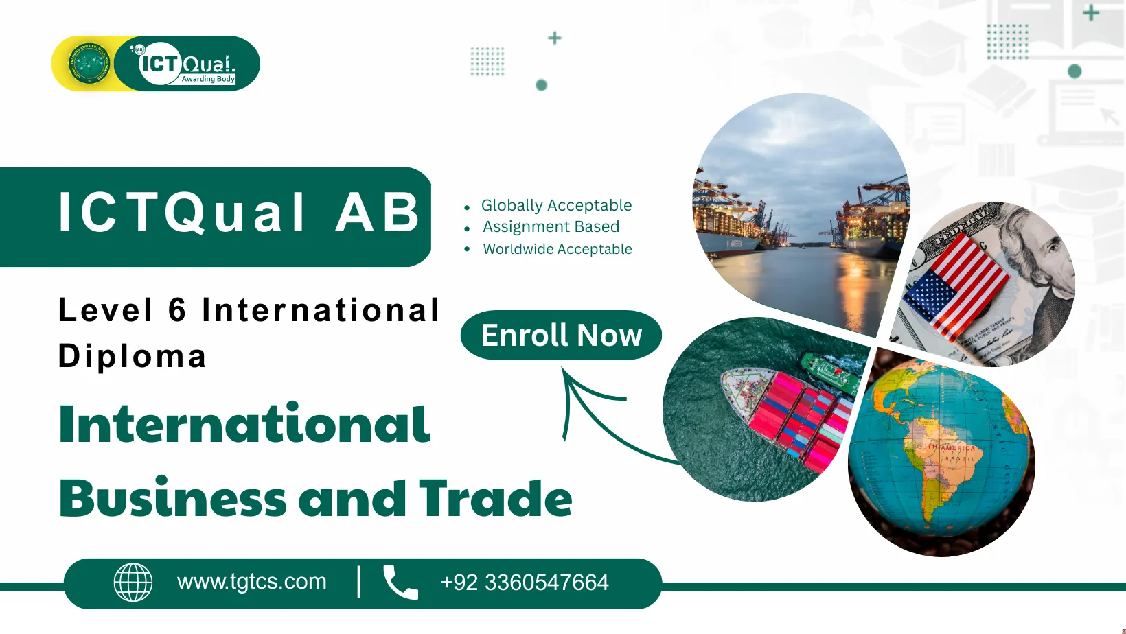ICTQual AB Level 6 International Diploma in International Business and Trade