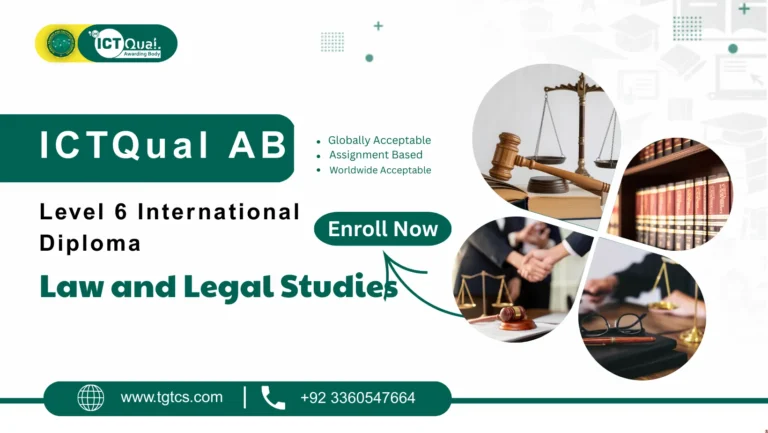 ICTQual AB Level 6 International Diploma in Law and Legal Studies