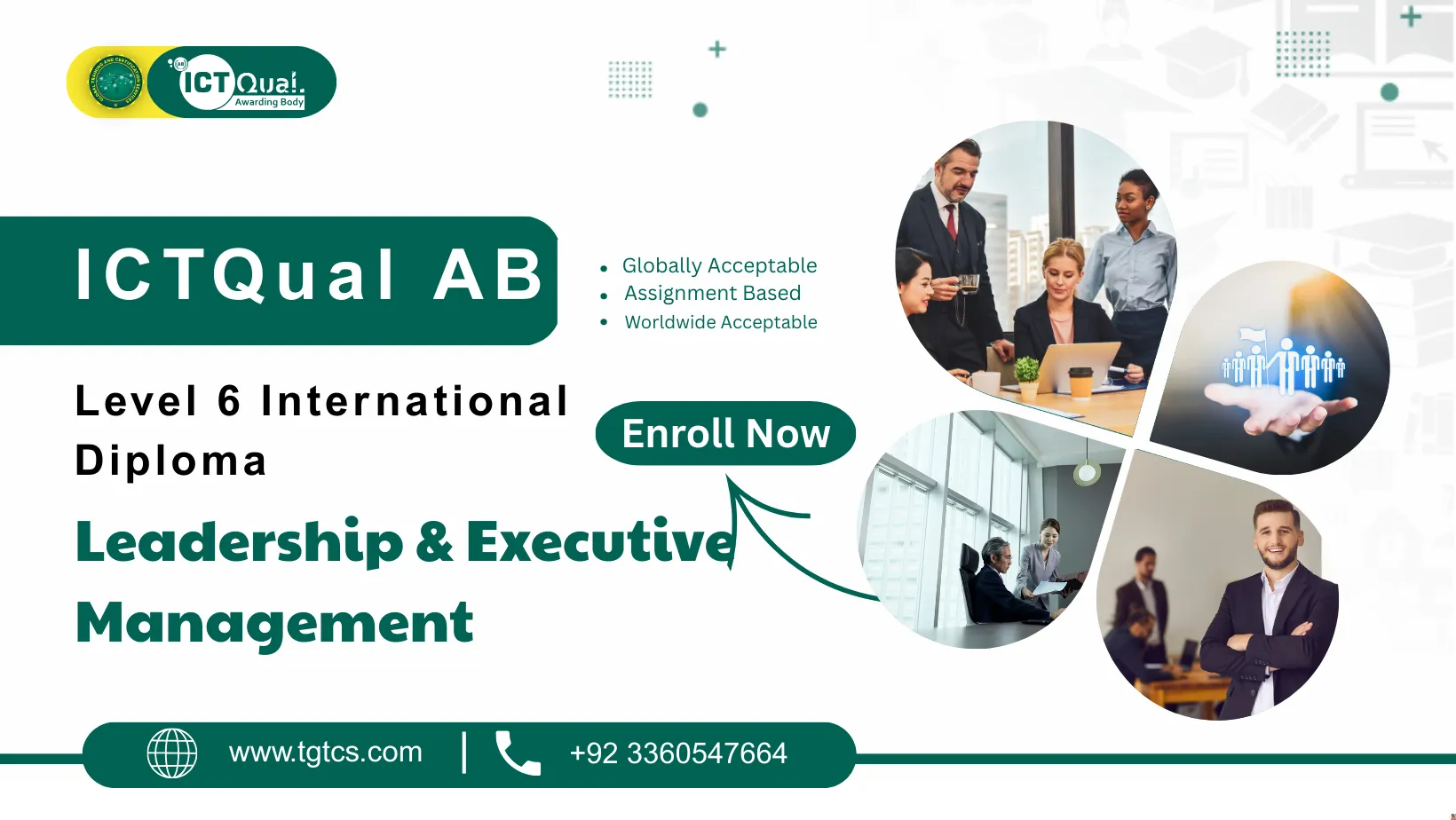 ICTQual AB Level 6 International Diploma in Leadership and Executive Management