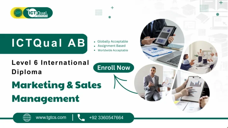 ICTQual AB Level 6 International Diploma in Marketing and Sales Management
