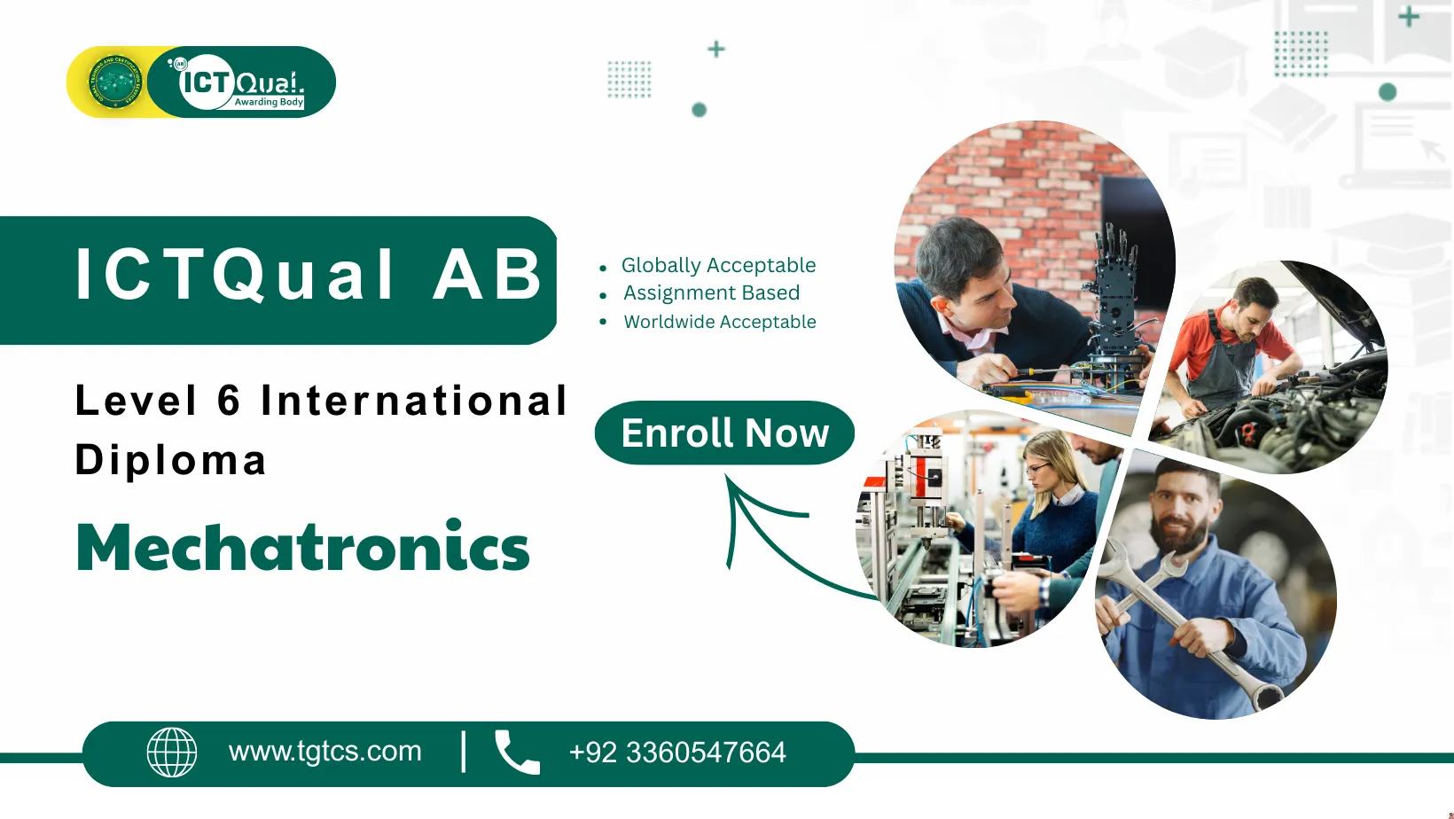 ICTQual AB Level 6 International Diploma in Mechatronics