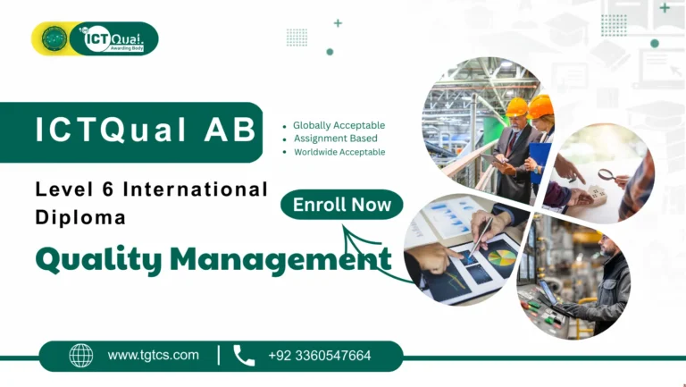 ICTQual AB Level 6 International Diploma in Quality Management
