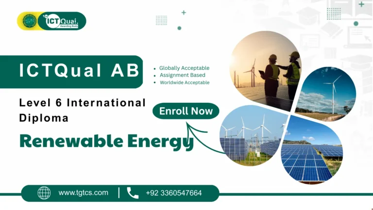ICTQual AB Level 6 International Diploma in Renewable Energy