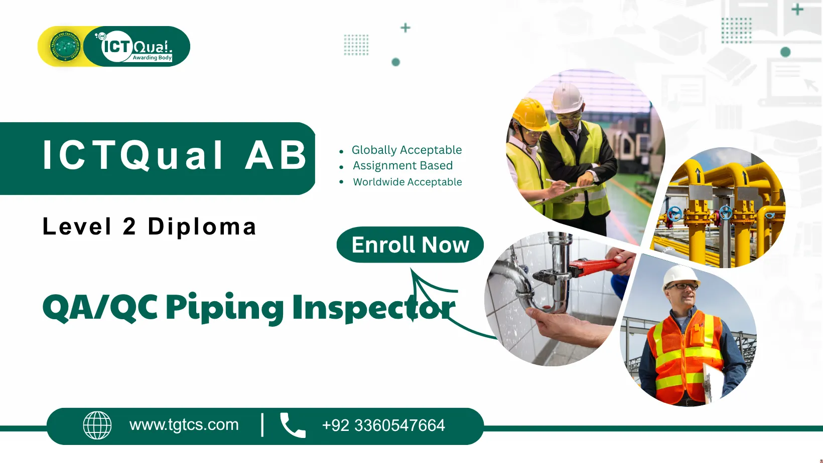 ICTQual AB Level 2 Diploma in QA/QC Piping Inspector