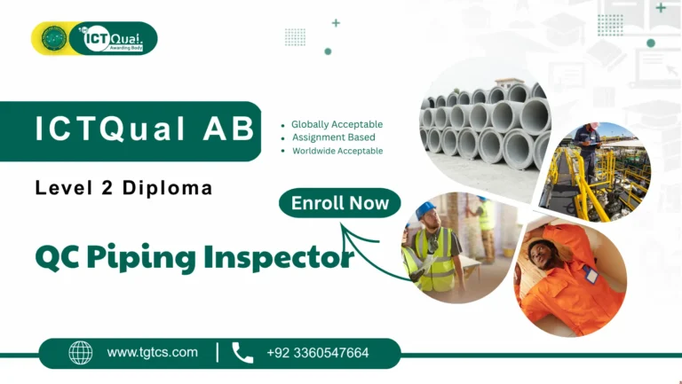 ICTQual AB Level 2 Diploma in QC Piping Inspector