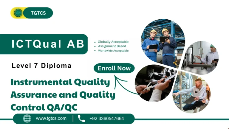 ICTQual AB Level 7 Diploma in Instrumental Quality Assurance and Quality Control QA/QC