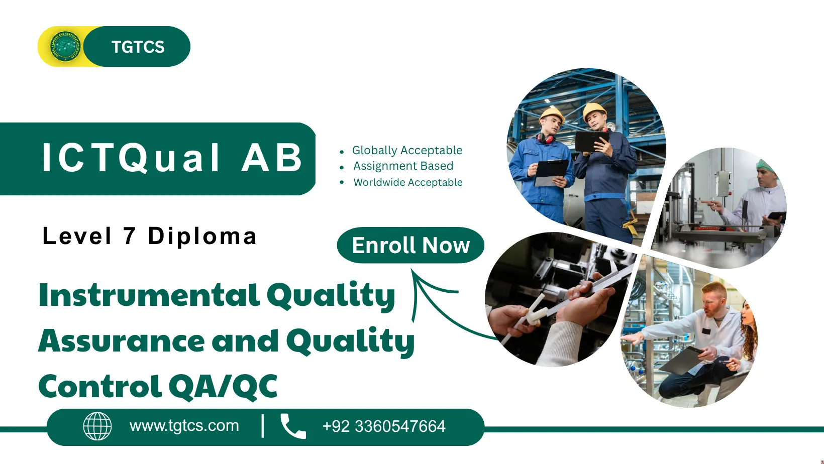 ICTQual AB Level 7 Diploma in Instrumental Quality Assurance and Quality Control QA/QC