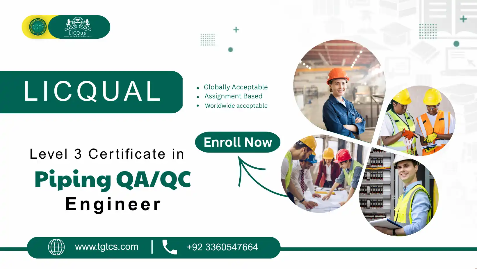 LICQual Level 3 Certificate in Piping QA/QC Engineer
