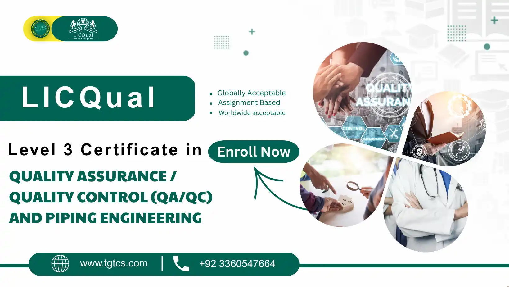 LICQual Level 3 Certificate in Quality Assurance / Quality Control (QA/QC) and Piping Engineering